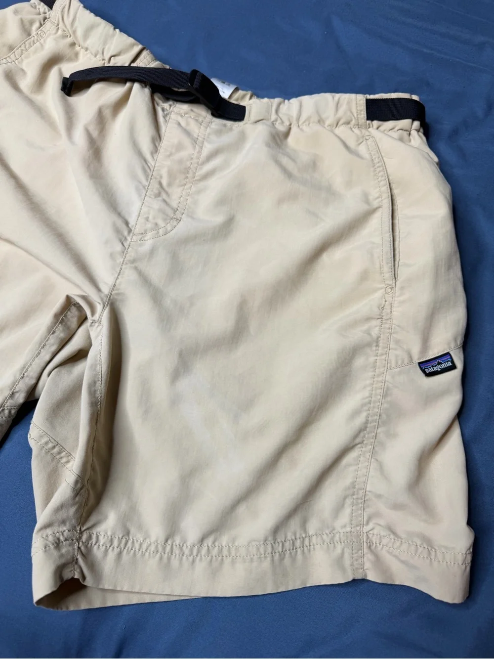 Patagonia Gi iii Water Shorts Mens Large Hiking Cargo Nylon Outdoor Belted Lined